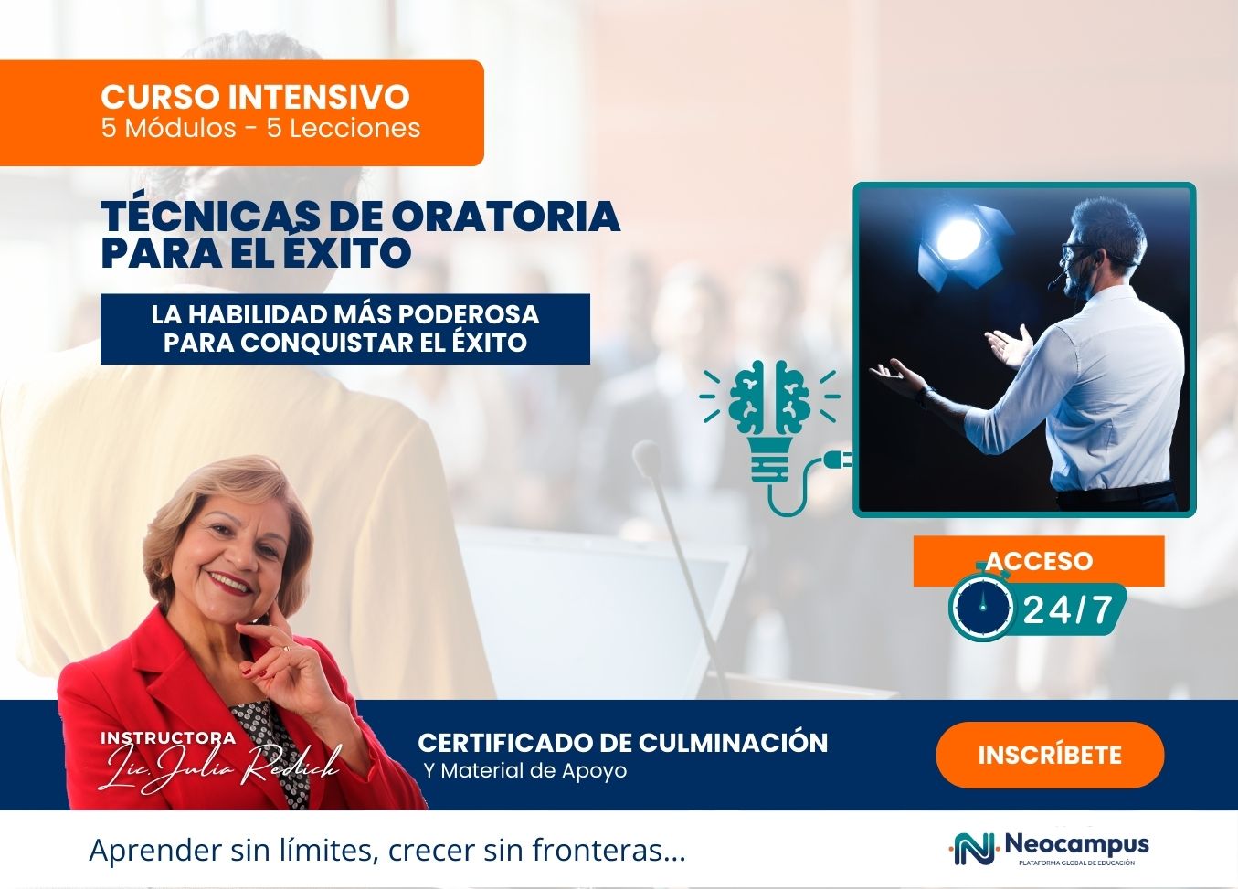 Primera Lección de Cortesía del Curso: Técnicas de Oratoria para el Éxito